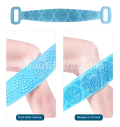Cepillo Esponja Silicona De Espalda Doble Cerdas Ducha Baño en internet