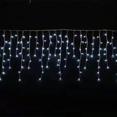Guirnaldas Lluvia Luz Led Luces Con Enchufe Navidad - tienda online
