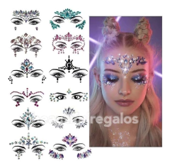 Strass Stickers Cristales Autoadhesivos Faciales Tatto en internet