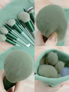 Set 10 Brochas De Maquillaje Profesional + Estuche - comprar online