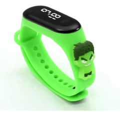 Reloj Pulsera Táctil Digital Led Silicona Para Niños Y Niñas