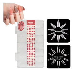 Tips Stiletto Uñas Postizas Paris Night 500u Ultra Fino