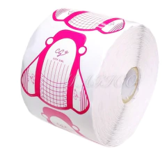500 Moldes Rosa Rollos Uñas Esculpidas Acrílicas Gelificadas - comprar online