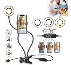 Aro De Luz Led Selfie 2 En 1 Celular Tiktok Live Stream