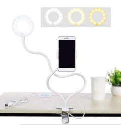 Aro De Luz Led Selfie 2 En 1 Celular Tiktok Live Stream - M&Q REGALOS