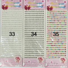 Strass Gemas Autoadhesivas Para El Rostro Cara Cuerpo Deco - M&Q REGALOS