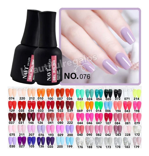 Esmalte Semipermanente Navi Colores Varios