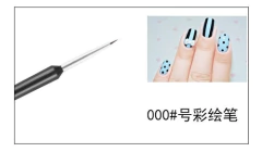 Imagen de Set 3 Pinceles Liner Pelo Corto Decoracion De Uñas Nail Art
