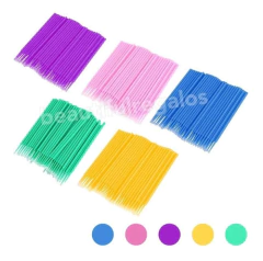 Microhisopos X100 Surtidos Hisopos Pestañas Extensión !!!!!! - tienda online