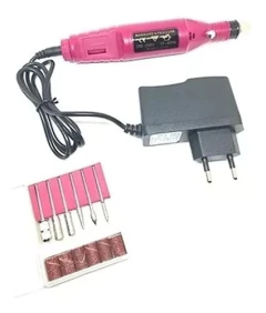 Set Torno Uñas Manicuria Pedicura Eléctrico Fresa Profesiona - tienda online