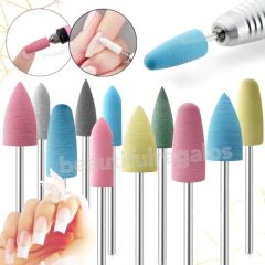 Fresas De Silicona Pulidora Para Manicuria Rusas Pedicuria - tienda online
