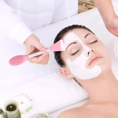 Pincel Espátula Cepillo Facial Doble Punta Silicona Limpieza en internet