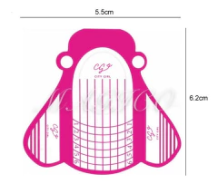 500 Moldes Rosa Rollos Uñas Esculpidas Acrílicas Gelificadas - M&Q REGALOS