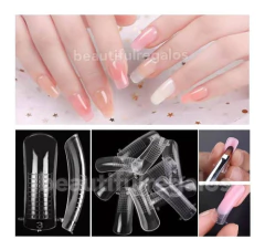 Kit X8 Cápsulas Dual Broches Sujetadores Pincel Lima Polygel - comprar online