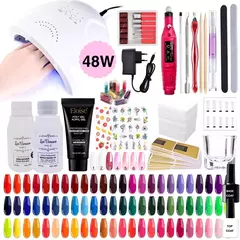 Kit Inicial Completo Polygel Uñas Deco Nailart Cabina Torno - comprar online
