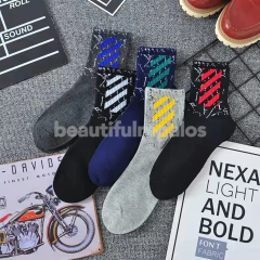 X5 Pares Medias Largas Diseño Estampado Street Hip Hop - comprar online