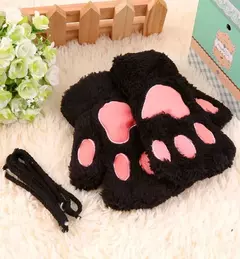 Guantes C/ Huella Garra Perro Gato Para Chicos Manito Oferta