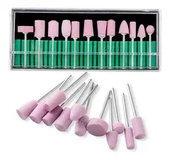 Kit Torno Eléctrico +48 Fresas Repuesto + 3 Limas Manicura - M&Q REGALOS