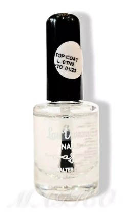 Esmaltes Calcio, Top Coat, Blanco, Via Rosa. Las Varano en internet