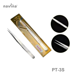 Pinzas Navina Curva Y Recta Para Extensión De Pestañas en internet