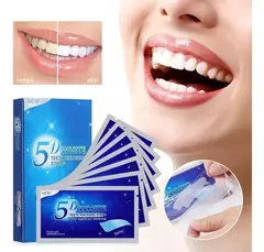 X21 Pares Tira De Gel Blanqueador Dental 5d White Banditas