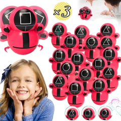 X3 Juguetes Involcable Juego Del Calamar Netflix Coleccion