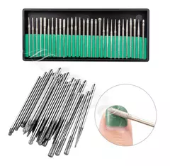 Kit Torno Eléctrico +48 Fresas Repuesto + 3 Limas Manicura - comprar online