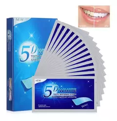 X21 Pares Tira De Gel Blanqueador Dental 5d White Banditas - M&Q REGALOS