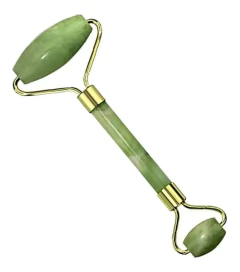Masajeador Rodillos Piedra Jade Facial Corporal - comprar online