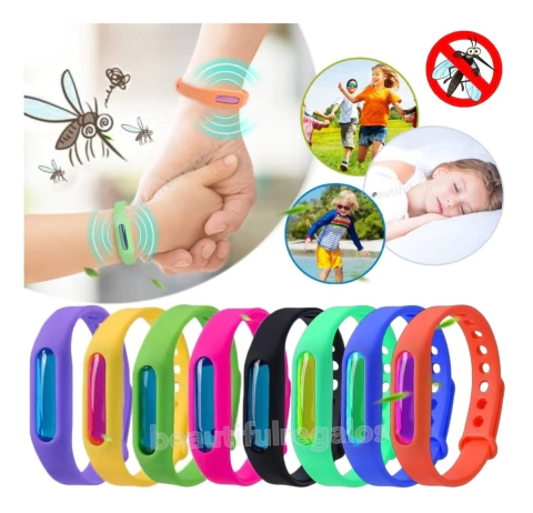 Pulsera Anti Mosquitos X3u Citronela Repelente Niños/adultos