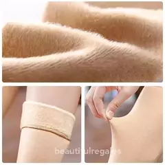 1 Calza Media Can Can Efecto Piel + 2 Par De Medias Peluche - tienda online
