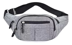 Imagen de Riñonera Bandolera Cruzada Porta Celu Tarjetas Triple Cierre