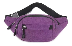 Bandolera Riñonera Unisex Porta Celular Tarjeta X4 Cierres