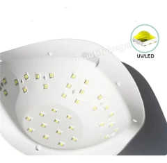 Cabina Lampara 36 Led 72w Uñas Esculpida Gelificadas Digital - M&Q REGALOS