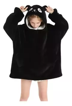 Buzo Pijama Niños Canguro Oversize Con Capucha Invierno Frio - tienda online