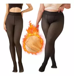 Calza Efecto Piel Con Corderito Can Can Térmicas Mujer Panty - comprar online