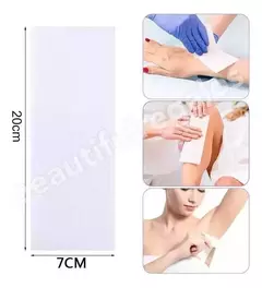 Bandas Depilatorias Descartable Papel Cera Profesional X100u - comprar online