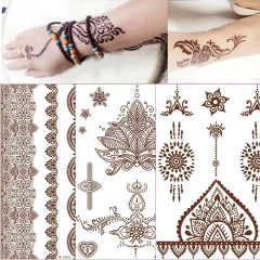 X6 Tatuajes Temporales Tattoos Autoadhesivos Varios Diseños