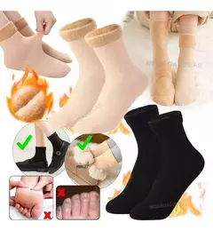 4 Pares Medias Calcetines Térmicos Suaves Cálidos Invierno en internet