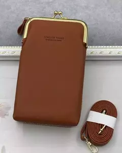 Cartera Billetera Monedero Porta Celular Multiusos Mujer