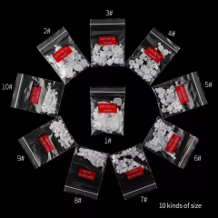 Imagen de 500 Uñas Postizas Tips Para Pies Manicuria Uñas Esculpidas