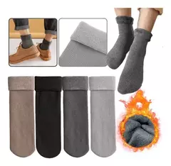 4 Pares De Medias Térmica Hombre Suaves Cálido Invierno Frio