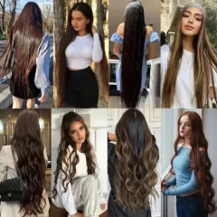 Extensiones Cortina Simil Pelo Natural Lacio 5 Micropeinetas - comprar online