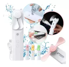 Mini Ventilador Con Humificador Portátil Con Mano Hogar Usb