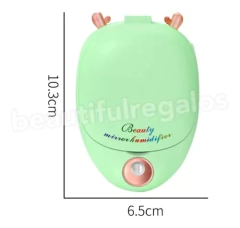 Nano Spray Facial Humidificador C/espejo Y Aro De Luz 3 En 1 - comprar online