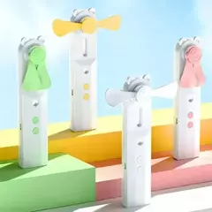 Mini Ventilador Con Humificador Portátil Con Mano Hogar Usb - comprar online