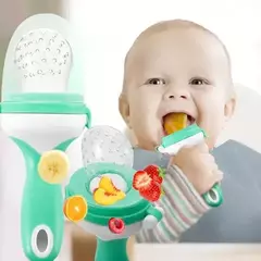Chupete Para Fruta Bebe Beba Alimentación Mordillo Silicona