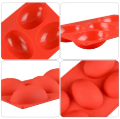 Molde De Silicona X5 Huevo Pascua Jabón Repostería Horno en internet