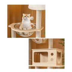 Rascador Gimnasio Torre Casita Para Gatos Multifuncional - tienda online