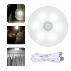 Luz X1 Sensor Usb Imantada Ropero Alacena Vehículo Escalera